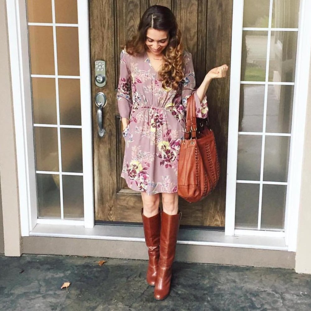 Stitch Fix Collective Concepts Boho Floral Dress NWOT Size XS fits small